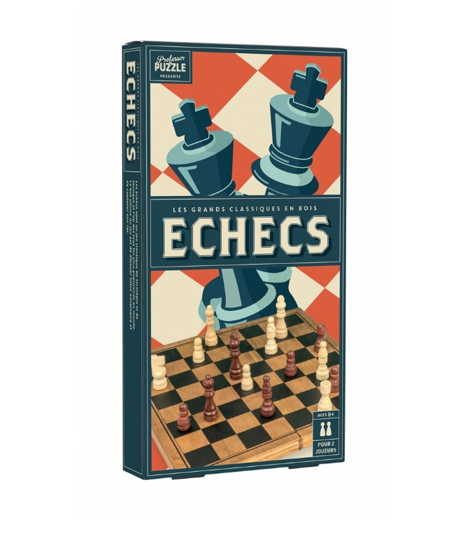 Echecs Bois Vintage