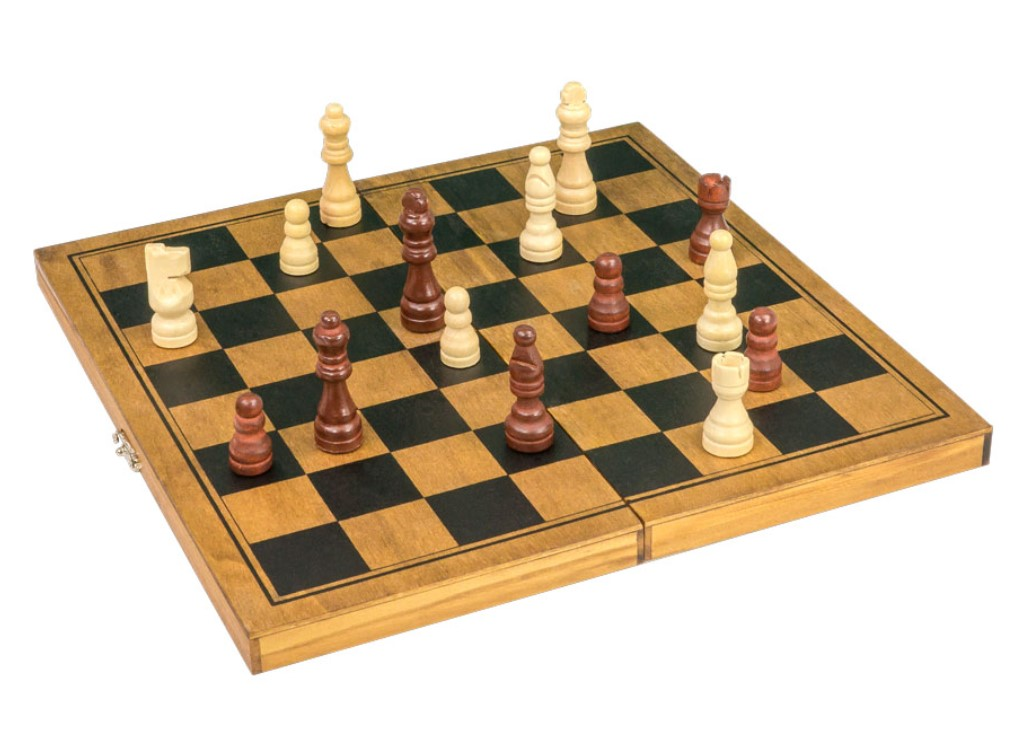 Echecs Bois Vintage