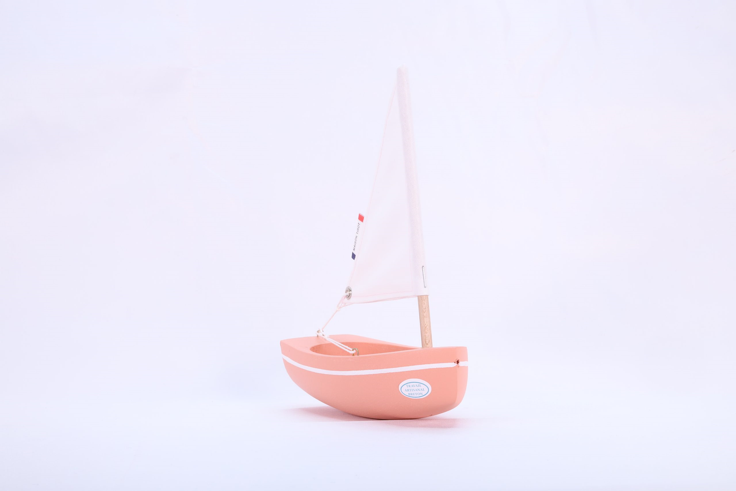 Bateau le Bâchi - 17 cm - Rose
