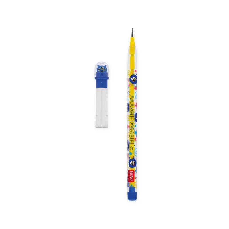 CRAYON EMPILABLE AVEC GOMME - TAKE A TIP - MONSTER