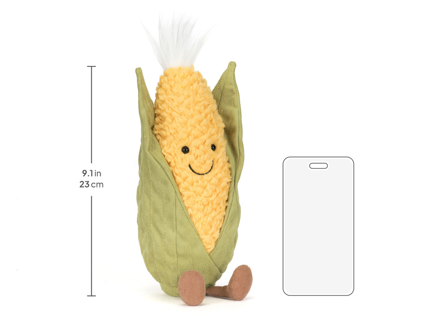Amuseables Sweetcorn - 27cm x 8cm x 8cm