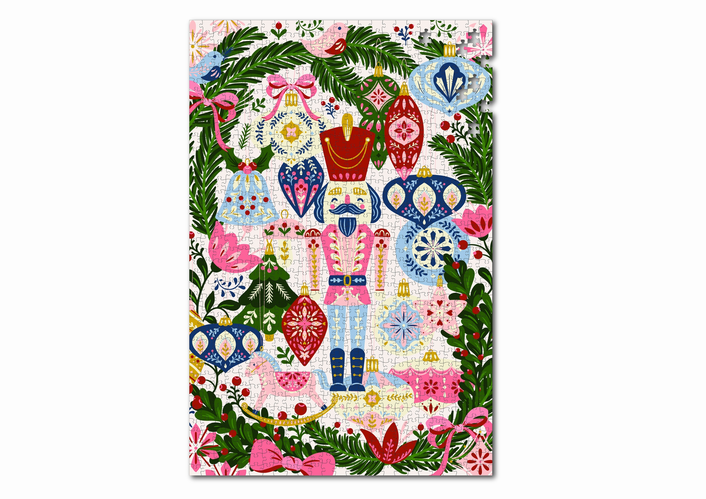 NOEL FOLKLORIQUE - Puzzle 1000 pièces Eeboo