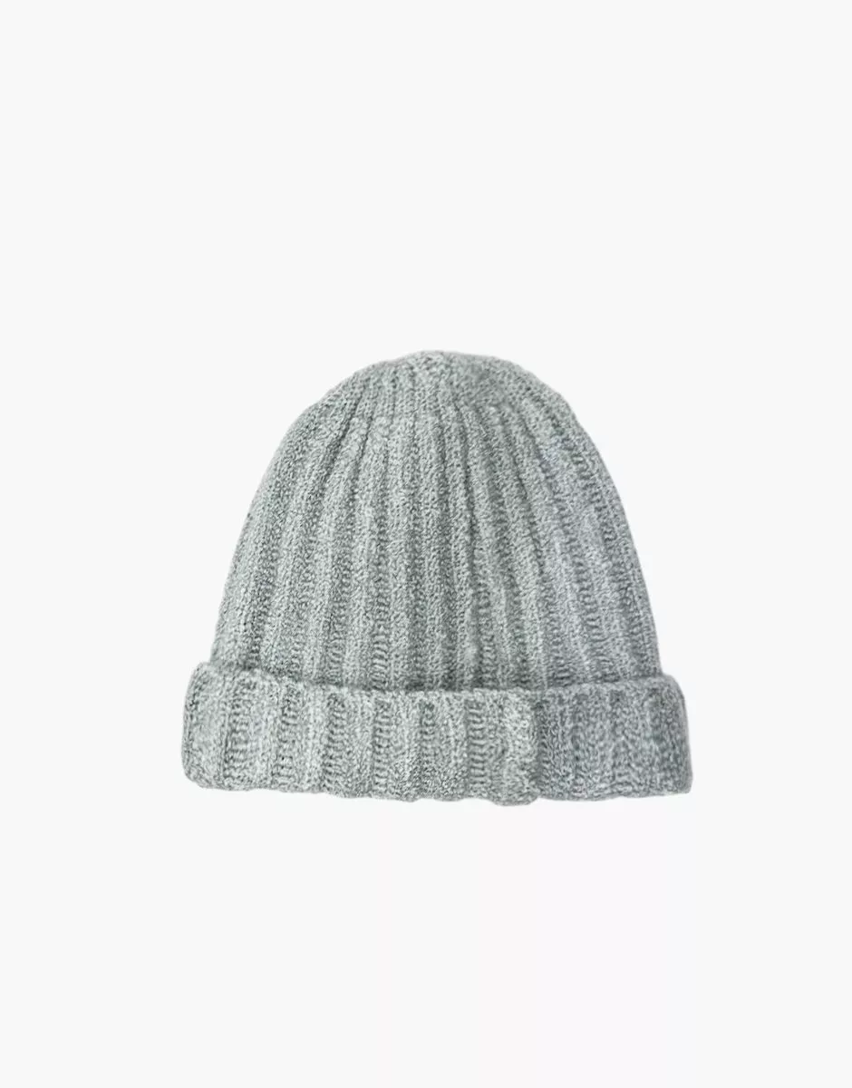 Babies - Bonnet Barry en tricot silver et son pochon