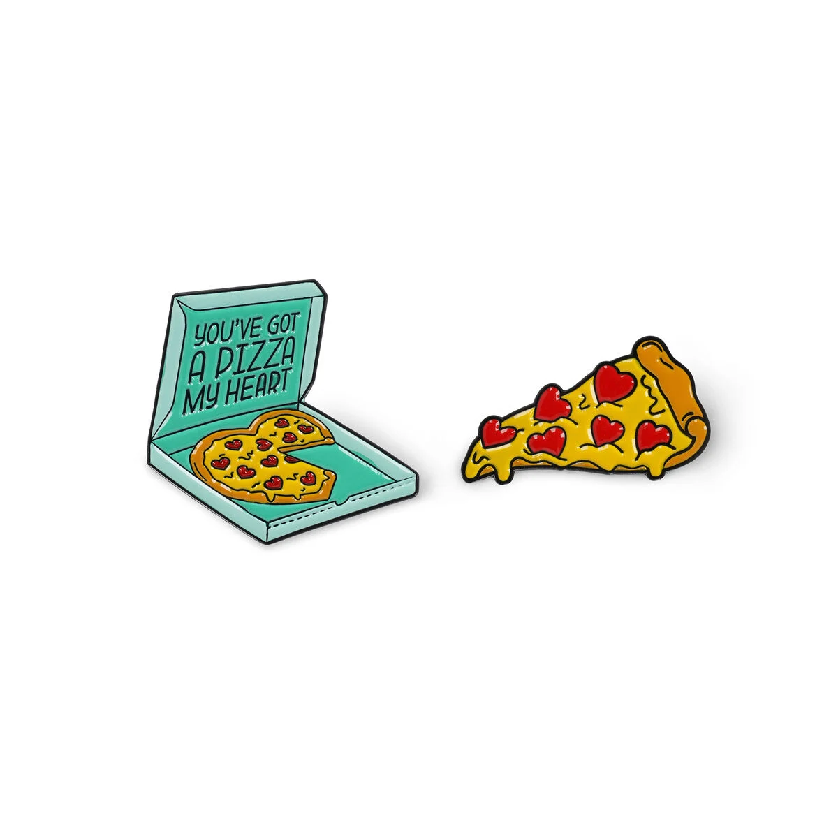 PIN YOUR STYLE! - BROCHE EN MÉTAL ÉMAILLÉ - PIZZA