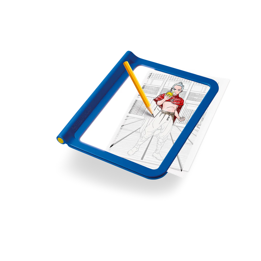 K-DRAW-PRO Tablette lumineuse nomade bleu Manga