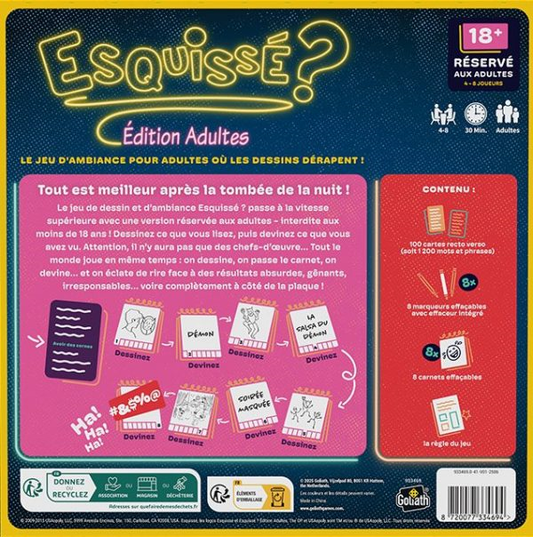 ESQUISSE - Edition Adultes