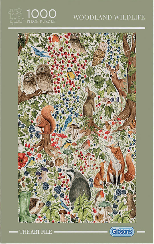 WOODLAND WILDLIFE - Gibson- Puzzle 1000 pièces