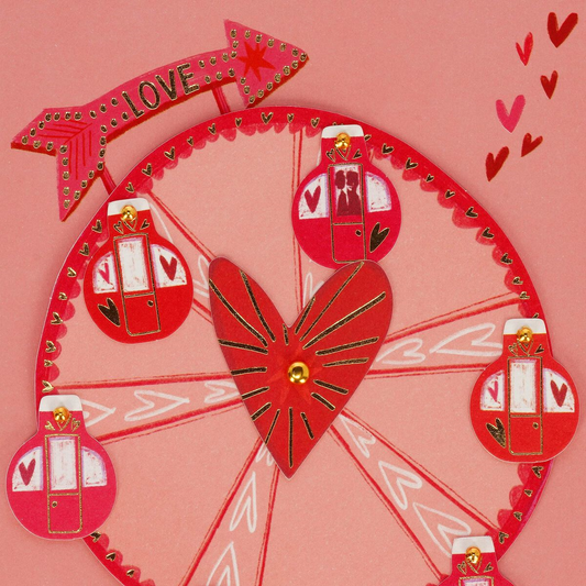 GREETING CARD - LOVE WHEEL