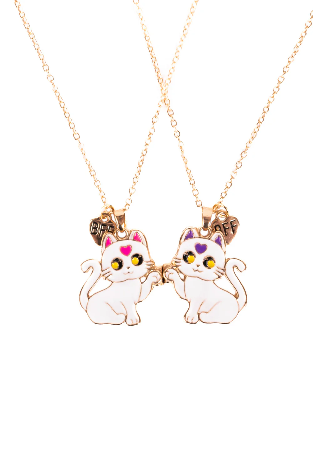 Smitten Kitten Tear and Share Necklace Set (2 pcs)