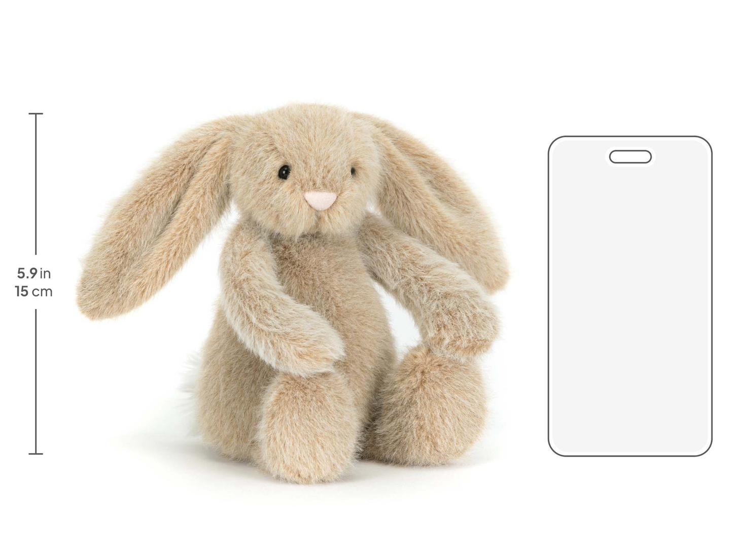 Oat Flufflet Bunny - 18cm x 9cm x 8cm