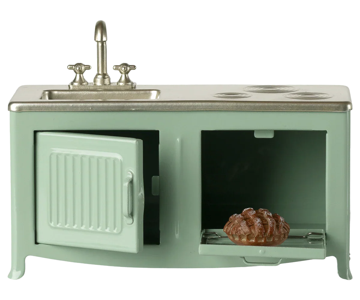 Meuble de cuisine, Souris - Menthe
