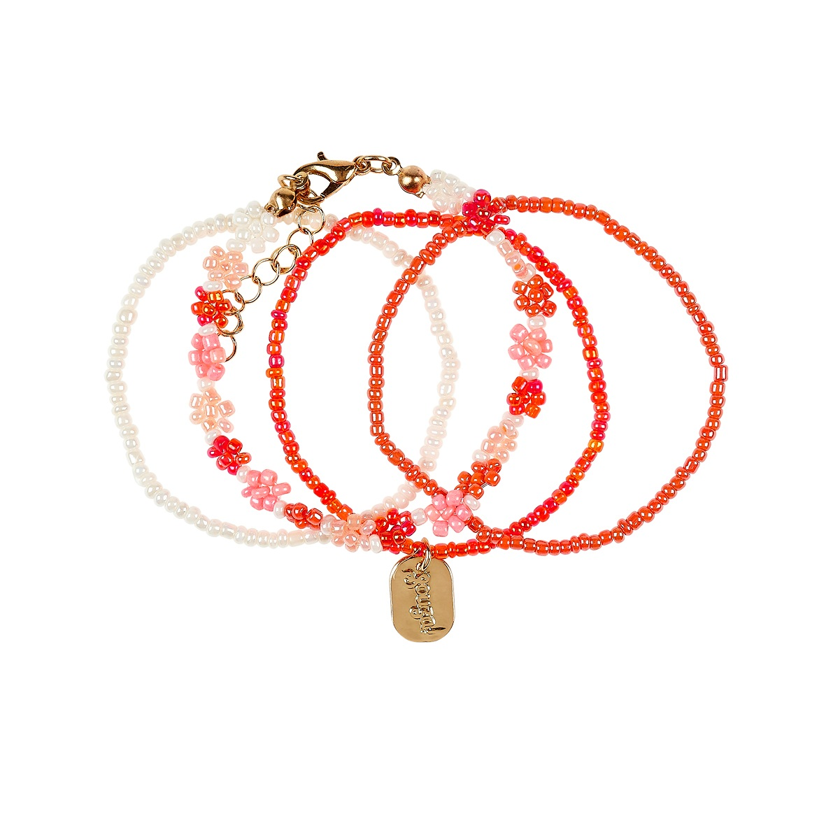 Bracelet Millie fleur rose