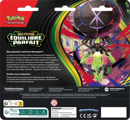 Pokémon ME03 : pack 3 boosters - Equilibre Parfait