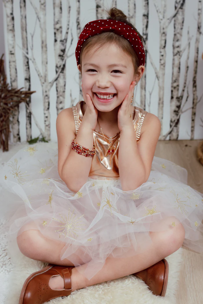 Boutique Ruby Red Bracelet Set (3 pcs)