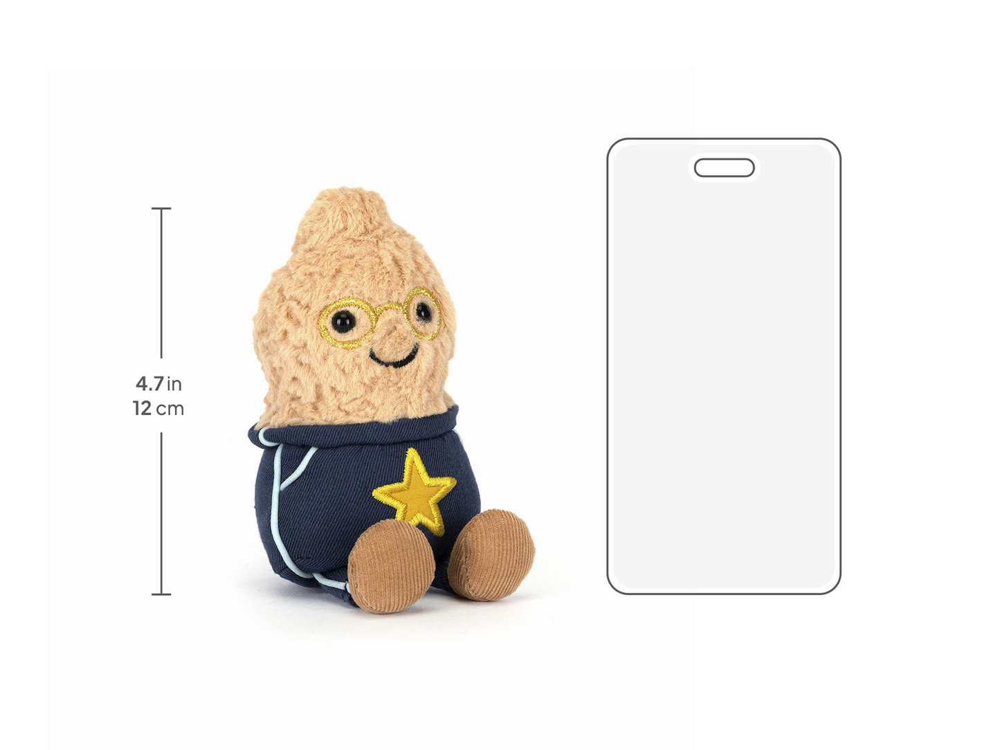 Amuseables Peanut Star Student Outfit - 15cm x 7cm x 6cm