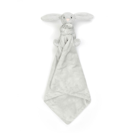 Bashful Silver Bunny Soother - 15cm x 34cm x 34cm