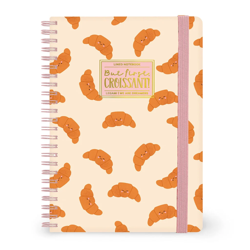 SPIRAL-BOUND NOTEBOOK - CROISSANT - Format A5