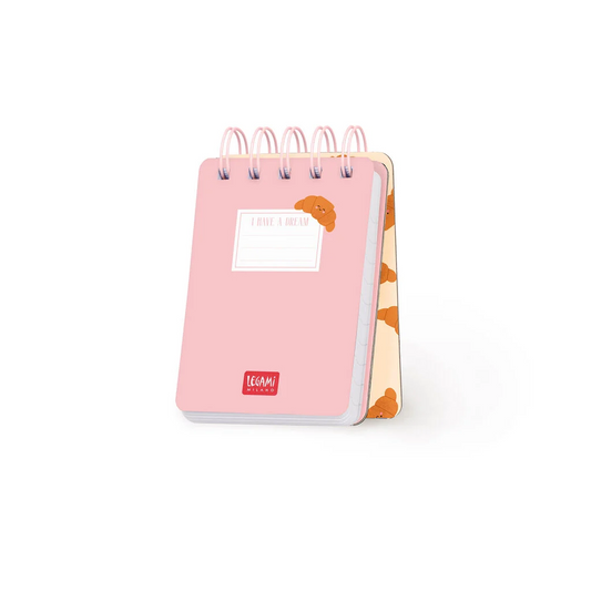 SPIRAL-BOUND NOTEPAD - CROISSANT