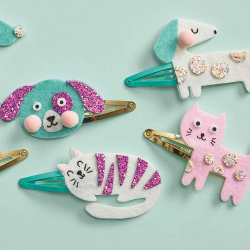 6 BARRETTES A CREER - LITTLE PETS