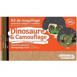 Kit de maquillage 3 couleurs Dinosaure et Camouflage