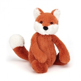 Bashful fox cub - 18 x 9 cm