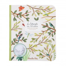 Cahier stickers Le botaniste Le Jardin du Moulin - 20 pages