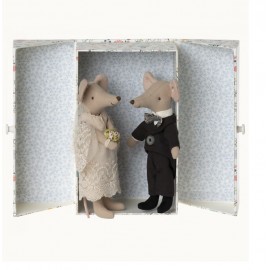WEDDING MICE COUPLE IN BOX