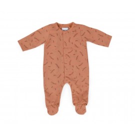 Pyjama 6 mois jersey argile - Trois petits lapins