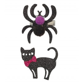 Barette Sybil araignée-chat