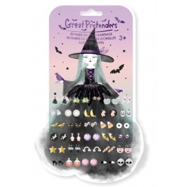 Natasha the Raven Witch Sticker Earrings (30 pairs)