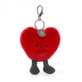 Amuseable heart Bag Charm - 16 x 9 cm
