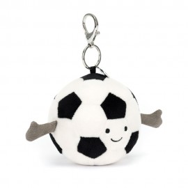 Amuseables Sports Football Bag Charm - 16 x 8 cm