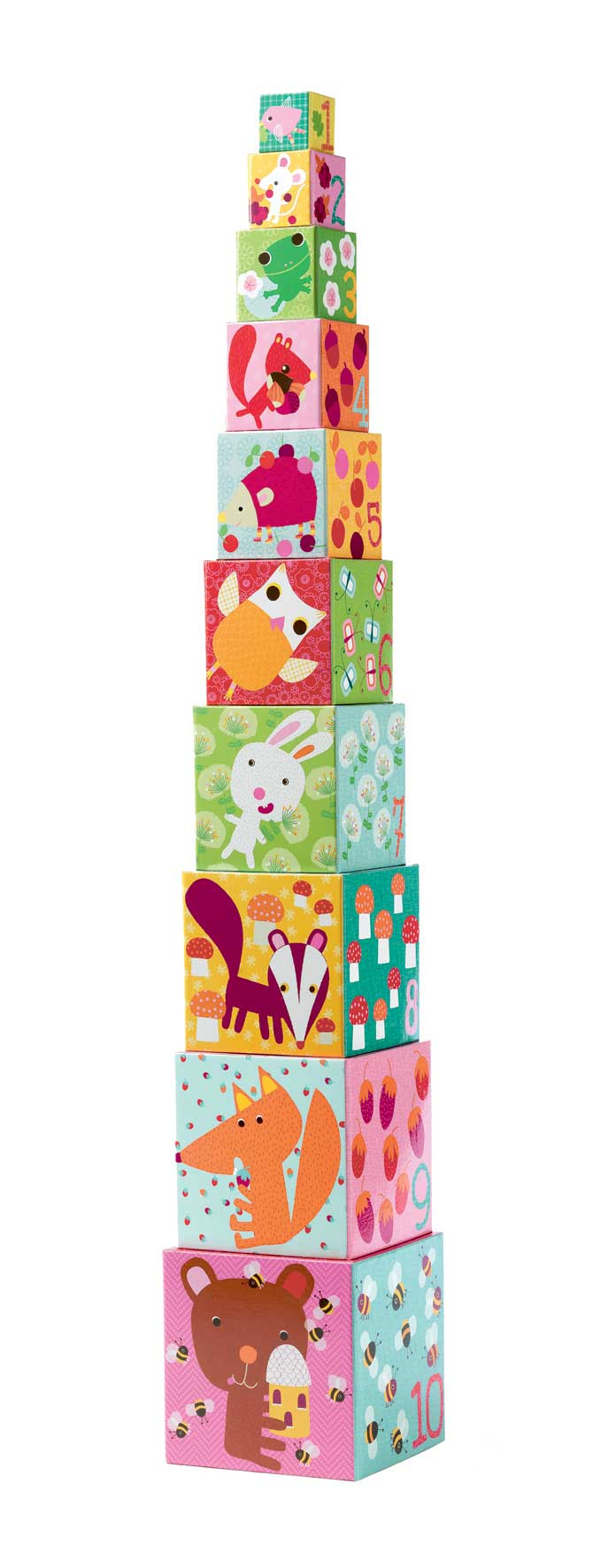 CUBES PREMIER AGE - 10 cubes Forêt