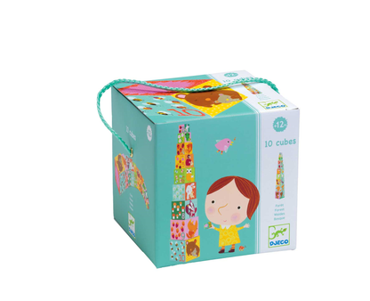 CUBES PREMIER AGE - 10 cubes Forêt