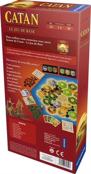 Catan Extension - 5/6 Joueurs