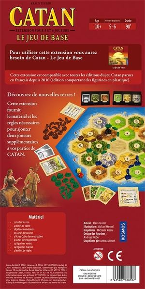 Catan Extension - 5/6 Joueurs