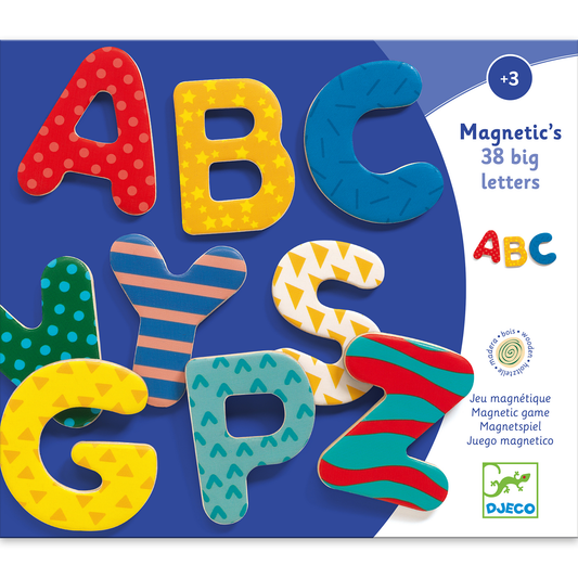 Magnetic's 38 big letters