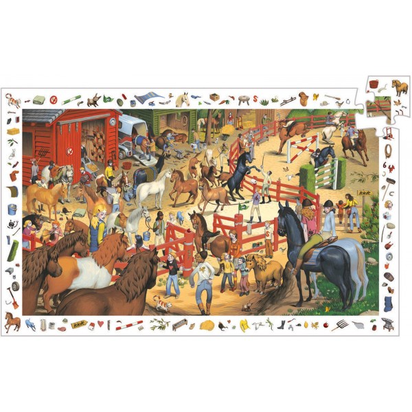 Equitation - 200 pcs - Puzzle Observation