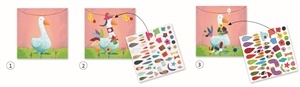 Créer avec des stickers - Animaux
