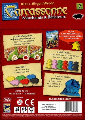 Carcassonne Extension 2 - Marchands et Bâtisseurs