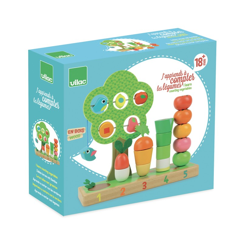 J'apprend à compter les légumes
