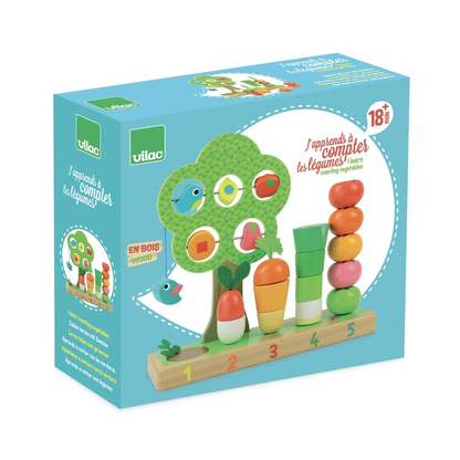 J'apprend à compter les légumes