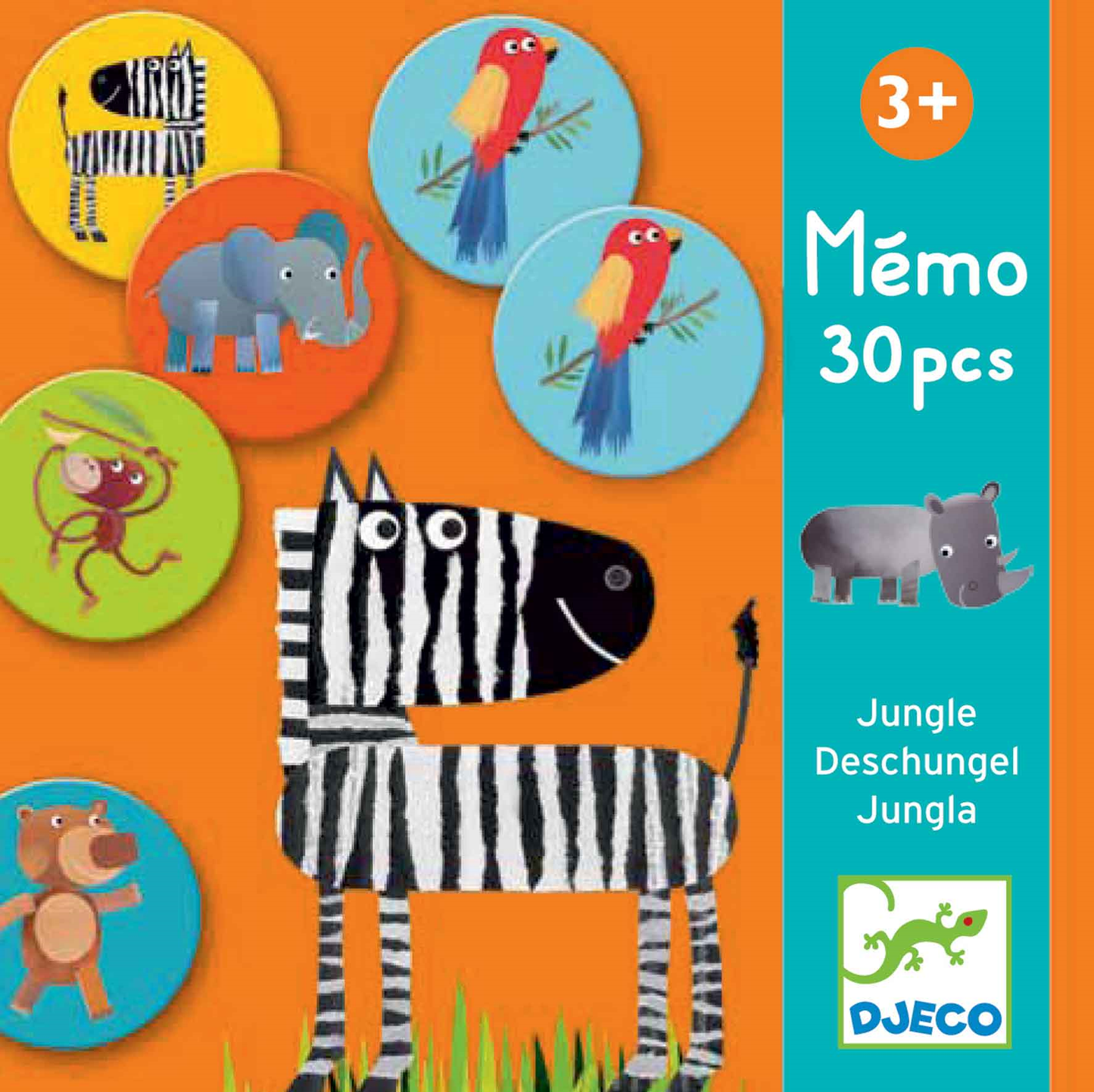 Mémo Jungle - 30 pcs