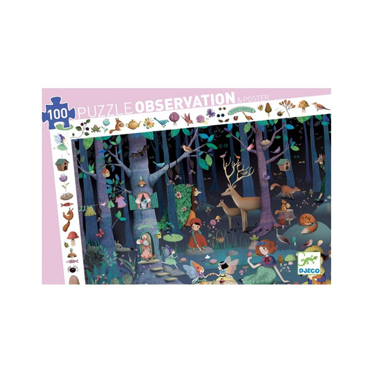 La Forêt Enchantée - 100 pcs - Puzzle Observation