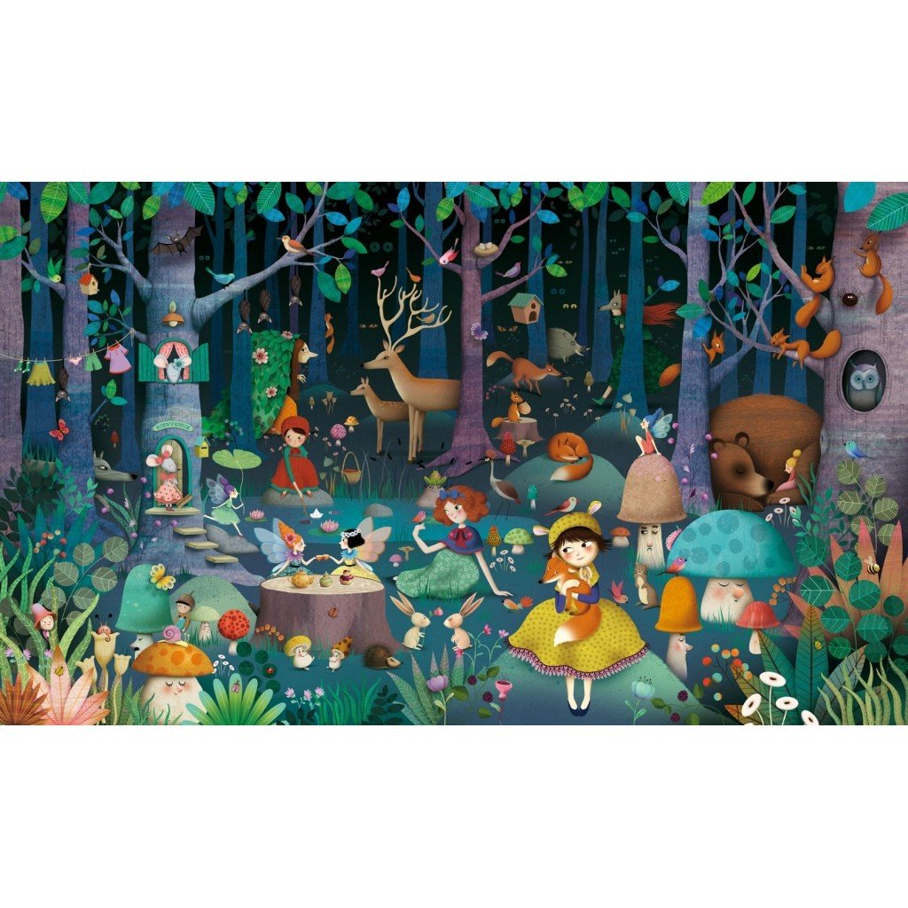 La Forêt Enchantée - 100 pcs - Puzzle Observation