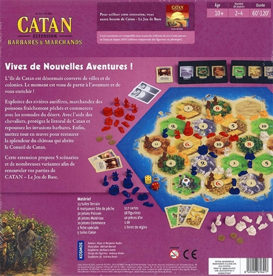 CATAN - Extension Barbares et Marchands