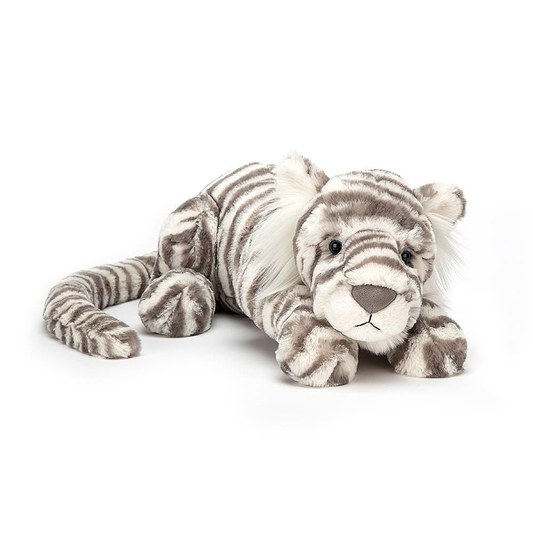 Sacha Snow Tiger - 13cm x 14cm x 36cm