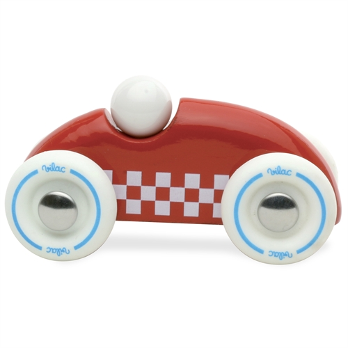 Mini rallye checkers bois rouge