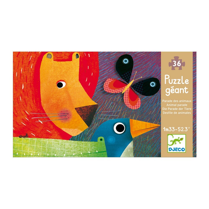 Puzzle Géant - La Parade des Animaux - 36 pcs