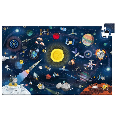 L'Espace - 200 pcs - Puzzle Observation + Livret